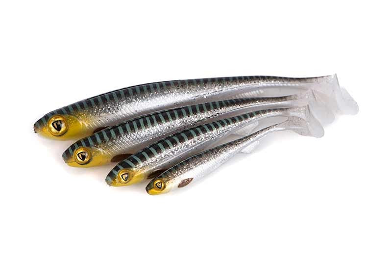 FOX RAGE NATURALS SLICK SHAD SILVER HALO