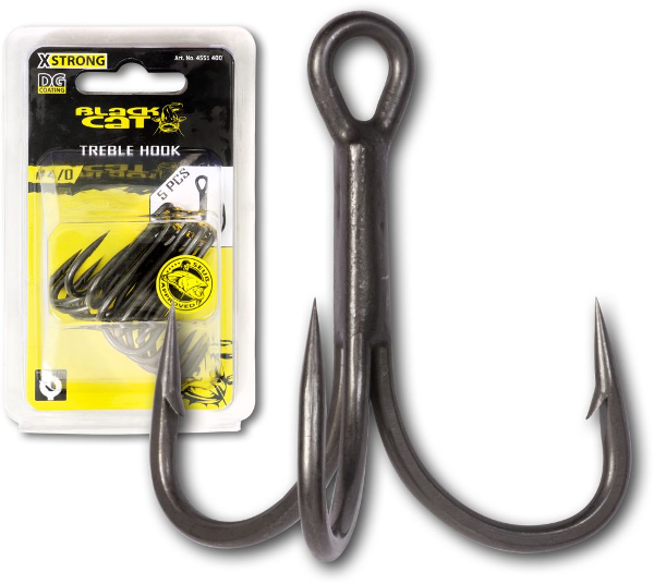 BLACK CAT TREBLE HOOK DG
