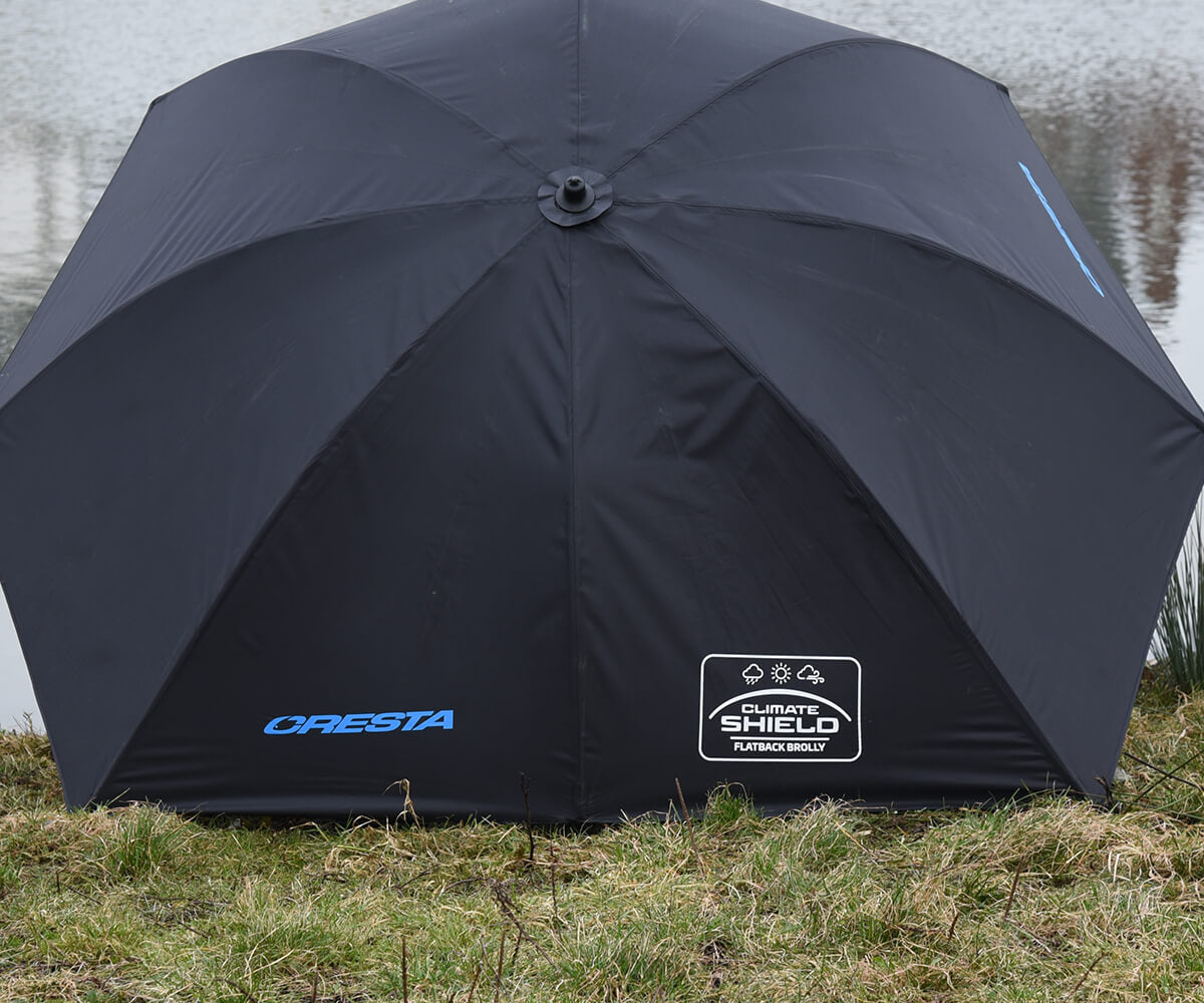 CRESTA CLIMATE SHIELD FLATSIDE BROLLY