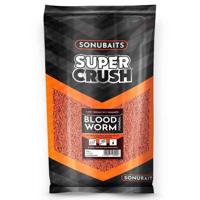 SUPERCRUSH BLOODWORM GROUNDBAIT 2kg - SONUBAITS