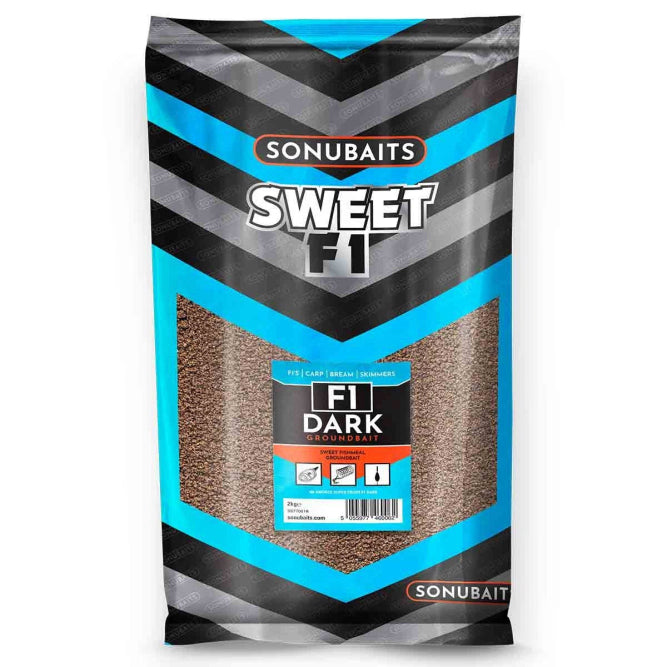 SWEET F1 DARK GROUNDBAIT 2kg - SONUBAITS