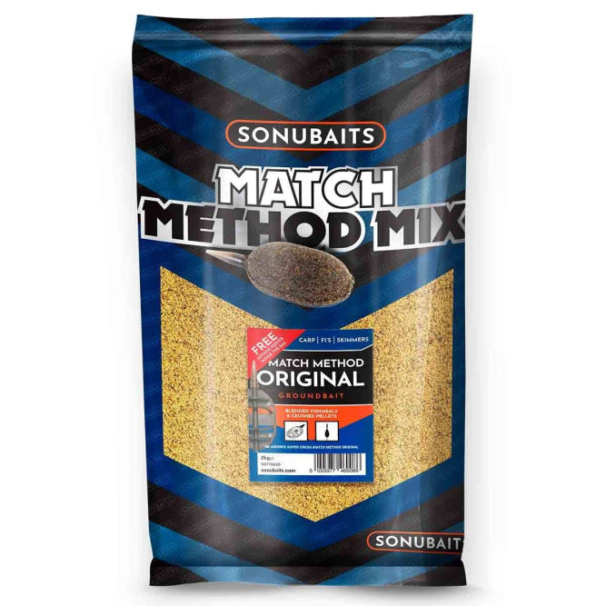 MATCH METHOD MIX ORIGINAL GROUNDBAIT 2kg - SONUBAITS