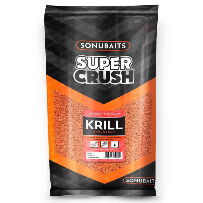 SUPERCRUSH KRILL GROUNDBAIT 2kg - SONUBAITS