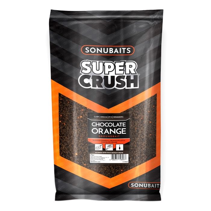 SUPERCRUSH CHOCOLATE ORANGE GROUNDBAIT 2kg - SONUBAITS